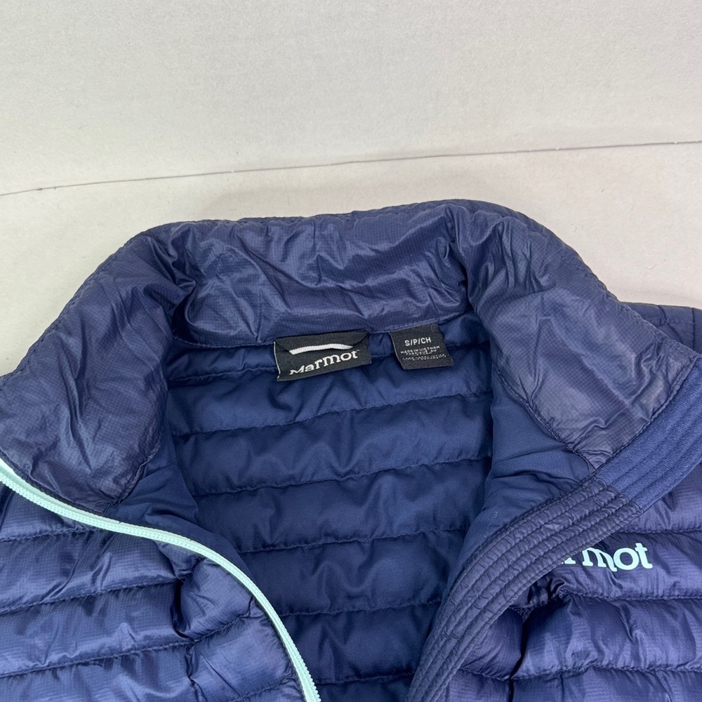 Marmot Featherless Winter 3-in-1Jacket Teal Shell Navy Puffer Womens sz Small - Picture 8 of 16